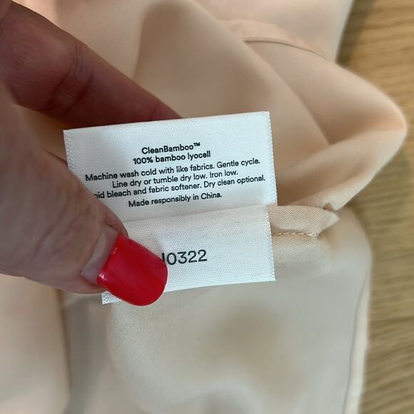 NWT $198 Anthropologie SET by ETTITUDE bamboo shorts XS & camisole M - Picture 7 of 9